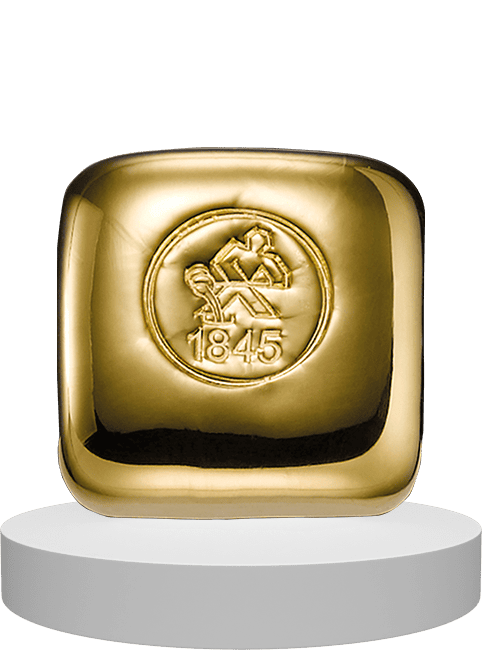 50 Gramm Goldbarren (Gegossen)