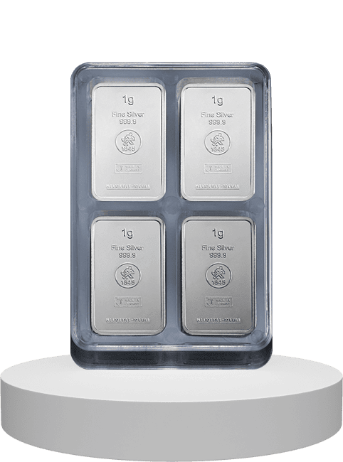 100 x 1 Gramm Silber UnityBar