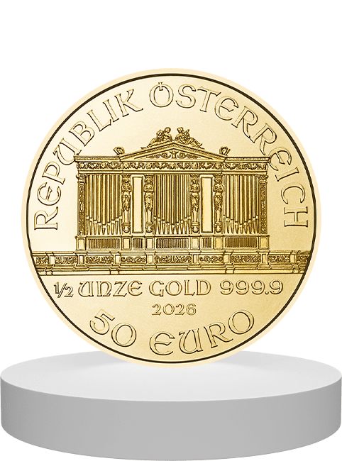 1/2 Unze Wiener Philharmoniker